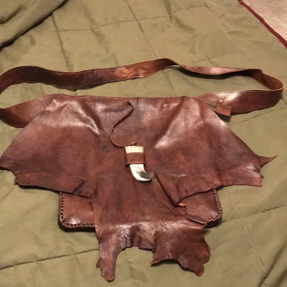 Exotic hand crafted one of a kind cross body bag